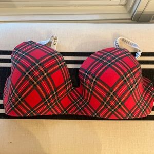 Victoria’s Secret Christmas Plaid Bra